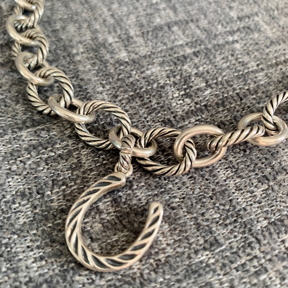 David Yurman Cable Collectibles Horseshoe Charm